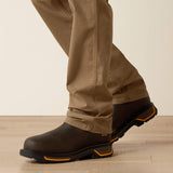 Ariat Rebar M4 DuraStretch work pants paired with durable boots for tough jobs.
