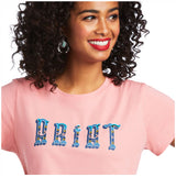 Ariat Women's Real Kinship Short Sleeve Tee - Peach Blossom