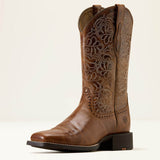 Ariat Women's Round Up Remuda Wide Square Toe Western Boot 10074322