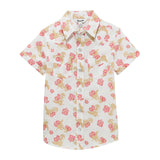 Wrangler Girls Western Top - White/Coral 112364317