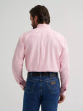 Wrangler® George Strait™ Long Sleeve Button Down Shirt - Bubble Pink