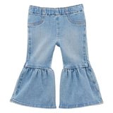 Wrangler® Baby Girl Flare Jeans - Sky Blue