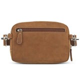 ARIAT Gwen Leather Belt Bag in genuine leather with adjustable strap and leather logo patch.
