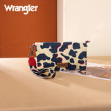 Wrangler Cow Print Wallet/Wristlet/Crossbody -Red