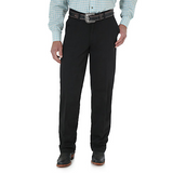 WRANGLER - Men's Flat Front Relaxed Casual Pant #96BK