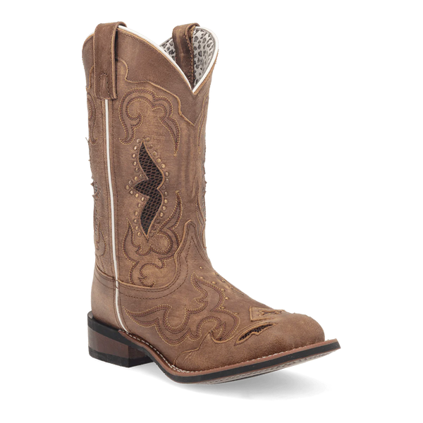 Laredo Spellbound Leather Boot - Luxe Black Ankle Boot