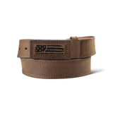 Ariat A1700902 Mens Scratchless Leather Work Belt Bark Brown