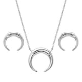 Montana Silversmiths Women's Minimal Squash Blossom Jewelry Set JS4577