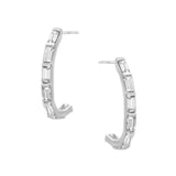 Arcing Half Loop Earrings