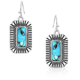 Montana Silversmiths Turquoise Sky Western Silver Earrings