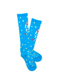 Lucky Chuck Shine Like a Star/Turquoise Socks