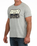 Cinch Men's Gray Graphic Short Sleeve Tee | MTT1690747