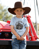 Cinch Infant Boys' "Raised on the Farm" Muddy Tractor Graphic Tee | 6–18M