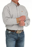 Cinch - Mens Long Sleeve Plaid Western Shirt featuring a button down design and stylish details.