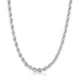Montana Silversmiths Twisted Rope Chain Necklace showcasing a stunning twisted design in silver.