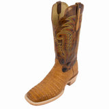 R. Watson Men's Sueded Saddle Caiman Belly Boot RW2504-2