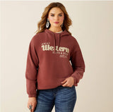 Ariat Womens Essential Hoodie- Burnt Russet Heather