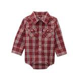Wrangler® Baby Boy Bodysuit - Burgundy