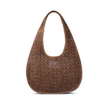Ariat Paige Round Brown Basketweave Ladies Purse