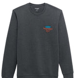 Mens Wrangler® Crew Fleece Pullover - Regular Fit - Phantom