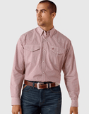 Ariat Mens Truth Long Sleeve Snap Shirt - Brick Red