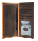 Hooey "Gambler" Tan Playing Card Embossed Rodeo Wallet
