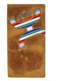 Hooey "Hooey Original " Rodeo Wallet Tan w/Sunset Serape Print