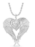 Angel Heart Silver Necklace