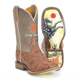 Tin Haul - Puzzler fashion boot showcasing intricate design and comfortable sole, ideal for stylish Western wear.