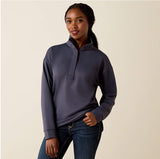 Ariat Womens Breeze Logo 1/2 Zip Sweatshirt