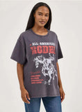 Wrangler® Short Sleeve T-Shirt - Oversized Fit - Phantom