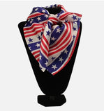 M&F Silk Print Wild Rag - Stars and Stripes