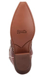 Laredo Ladies Red Coyote Creek Snip Western Boot