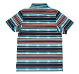 Hooey Men's Striped Aztec Multicolor Polo