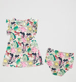 Wrangler Baby Girl White Animal Print Dress