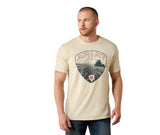 Ariat Men's Land Of The Free Farm Shield T-Shirt - Natural