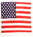 M & F Western U.S.A. Flag Bandana showcasing bold American flag design.