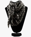 M & F Ariat Deer Skull Print Silk Wild Rag - A0900001