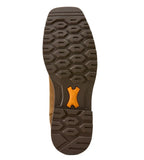 Sole design of Ariat Activator Chelsea Waterproof Work Boot in Rye Brown showcasing traction and durability.