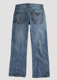 Wrangler Retro® Boys Bootcut Jean – Greeley with signature back pockets, showcasing authentic western style.