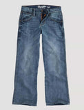 Wrangler Retro® Boys Bootcut Jean in Greeley featuring relaxed fit and bootcut style for young cowboys.
