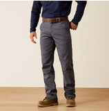 Ariat FR M5 Stretch DuraLight Cordura® Canvas Stackable Straight Leg Pant in Iron Grey, designed for durability and comfort.
