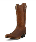 Twisted X Women's 12" Western Boot in Sienna & Spice with floral tooling design and stylish silhouette.