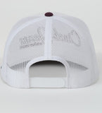 Cinch Men's Cinch Jeans Embroidered Snapback Trucker Cap – White/Purple/Teal