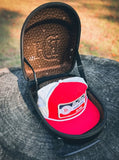 Red Dirt Hat Co. American Flag Hard Shell Cap Carrier – Holds 4 Caps