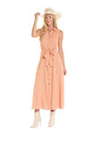 Panhandle Slim Boot Stitch Print Dress Duster – Orange