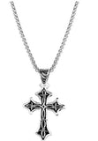 Montana Silversmiths Barbed Cross Necklace