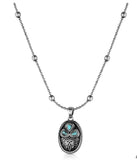Montana Silversmiths Boot Stitch Turquoise Necklace