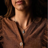 Montana Silversmiths Boot Stitch Turquoise Necklace