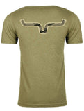 Kimes Ranch Men's Camo Back Short Sleeve Graphic Tee – Olive